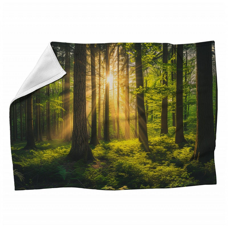 Jeté polaire Forest, L 50 po x L 60 po