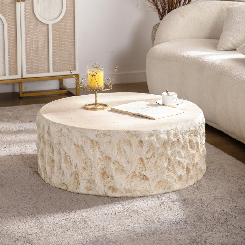 Table basse ronde Mid-Century