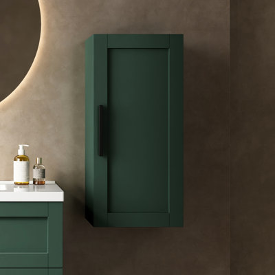 28,86 po Armoire de salle de bain haute moderne scandinave 11,98 avec porte et tablette 14 po