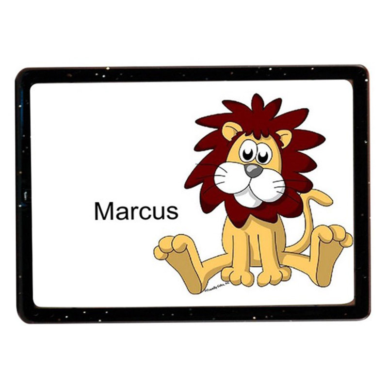 Lion personnalisé - aimant acrylique mâle - excellent cadeau!, Oui