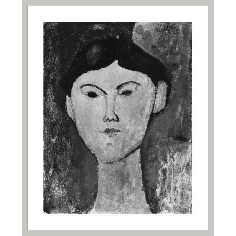 Beatrice Hastings (1879-1943) par Amedeo Modigliani - Estampe numérique encadrée, 41.17" H x 33.5" W