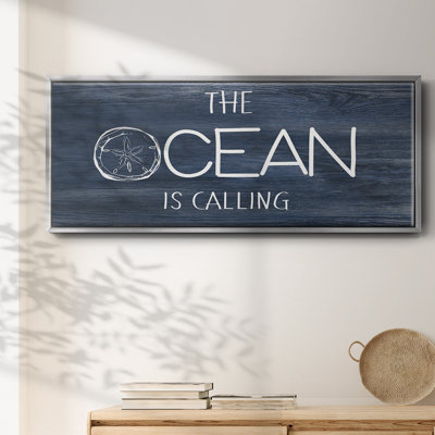 «Ocean Calling», toile encadrée