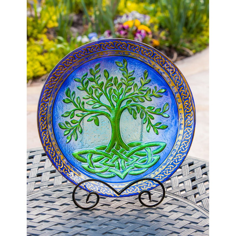 Bain d’oiseaux arbre de vie