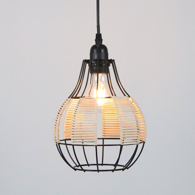 1 - Light Natural Chandelier Pendant