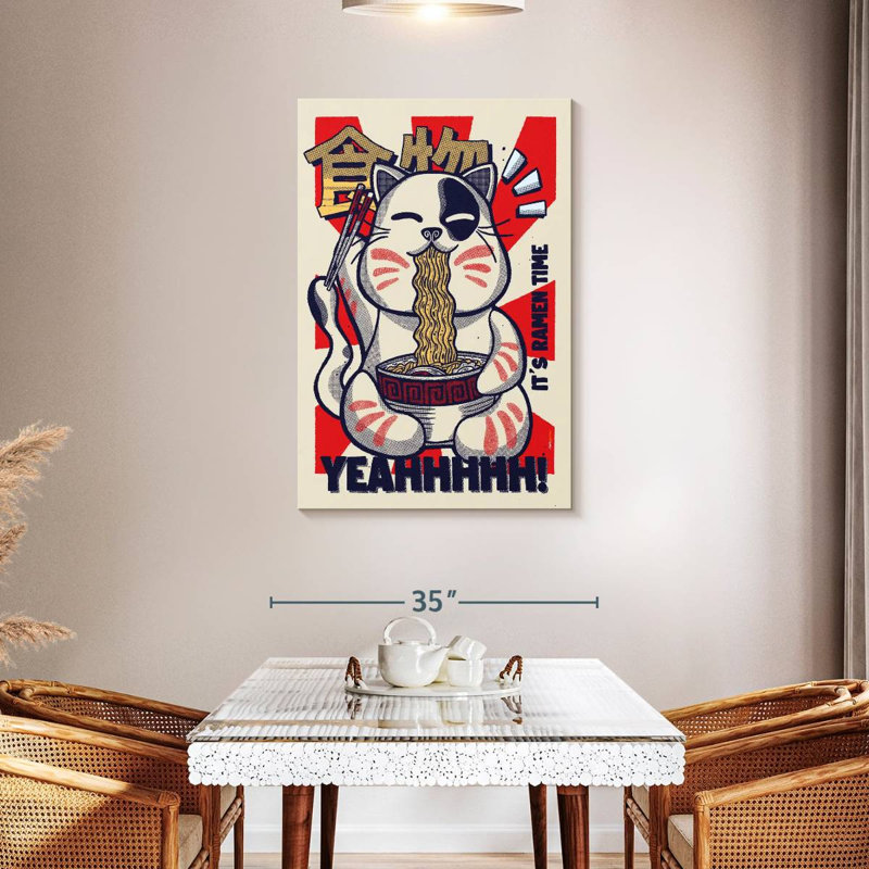 Yarlin It's Ramen Time, 45" H x 30" W