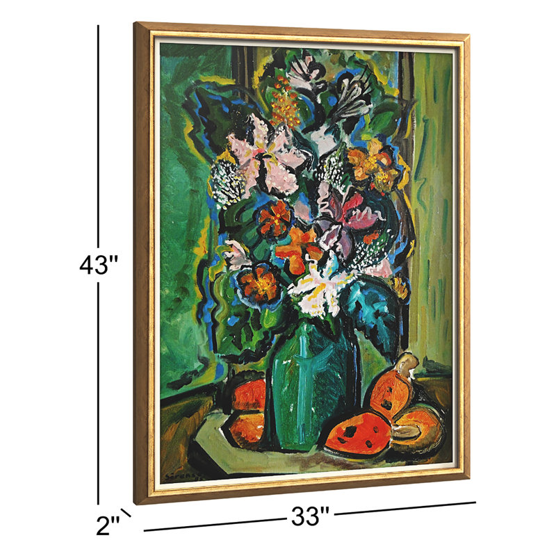 «The Green Vase», impression encadrée