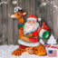 Jeu de jardin sur pied santa on giraffe