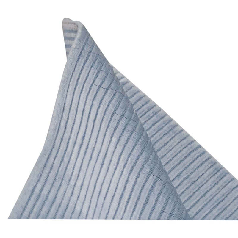 Striped Area Rug in Blue, Rectangle 4' x 6'