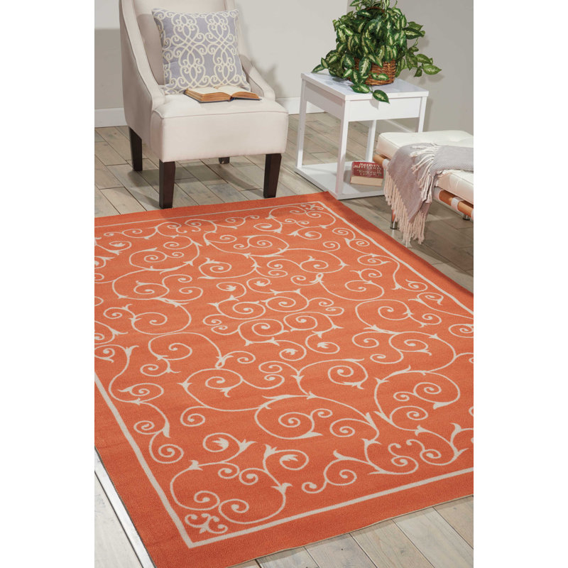 Abstract Indoor / Outdoor Area Rug, Rectangle 130 x 191cm
