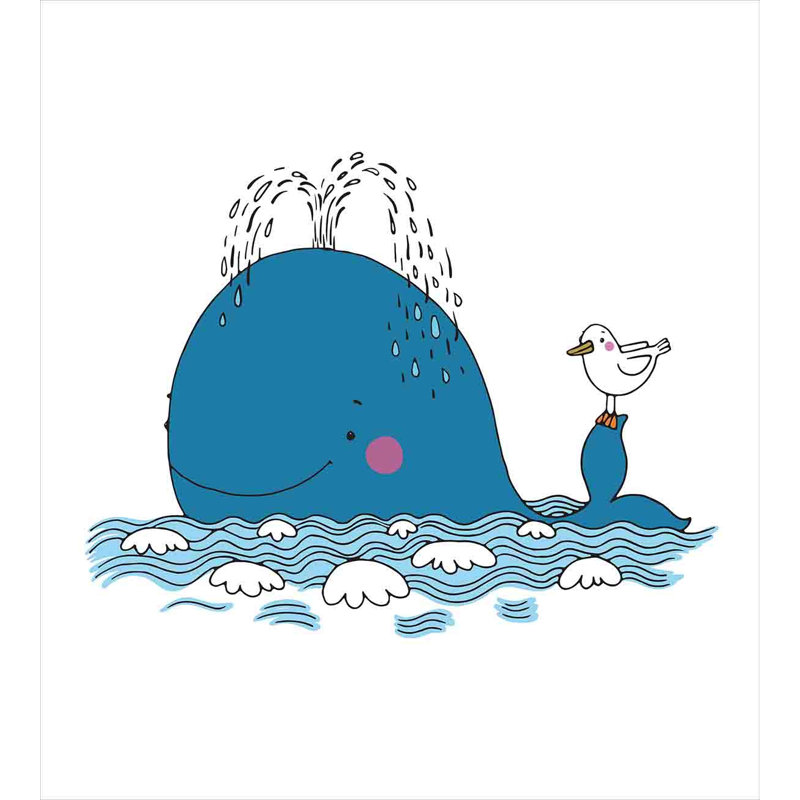 Ensemble de housse de couette baleine Ambesonne