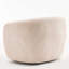 Fauteuil demi-tonneau pivotant rembourré Munehito-986386208