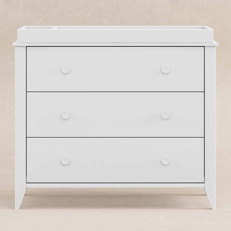 Sprout 3 Drawer Changer Dresser, White