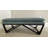  SEAT4U Jaculine Blue Fabric Upholstered Pillow Top Bedroom Wooden Bench -2062728292
