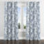 Rideaux français pour chambre à coucher - Rideau à œillets bleu Timeless - 1 panneau-385559118-385559112