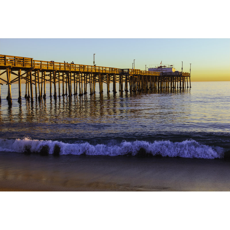 Balboa Pier by Ron and Patty Thomas, 12" H x 18" W