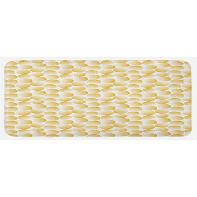 Tapis de cuisine circulaire
