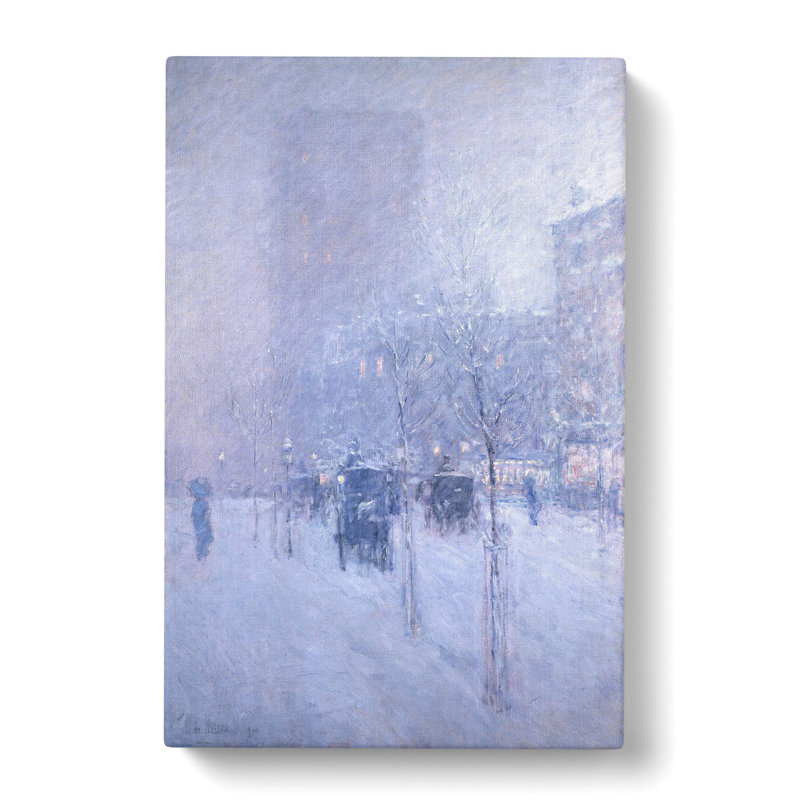Late Afternoon In New York by Childe Hassam - Wrapped Canvas Painting, 50cm H x 35cm W x 3cm D