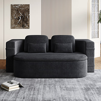 Foldable Sofa Convertible Sleeper Foam Sofa Bed