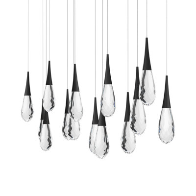 Hibiscus 14 - Light LED Pendant