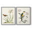 Oiseau dans l'habitat III - reproduction encadrée de qualité supérieure - prête à être accrochée - aucun clou requis - aucun clou requis-375483498-375483496