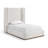 Solange Linen Textured Fabric Upholstered Bed-1816615711
