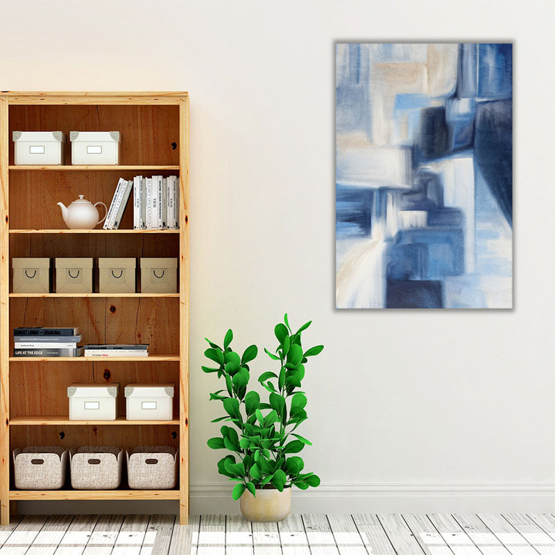 «Blues Motion 2», reproduction d'art sur toile, H 24 po x l 16 po