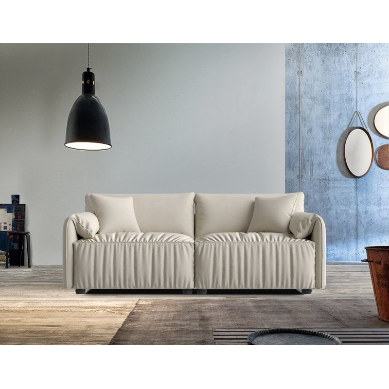 Wollert Fabric 75.62'' Reception Loveseat
