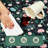 2x6 Floral Runner Rug, Washable Non Slip Foldable Rug for Hallway Kitchen, Black-1369980621-1369980592
