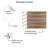 Ternate 5 Piece Wood Bracket Shelf