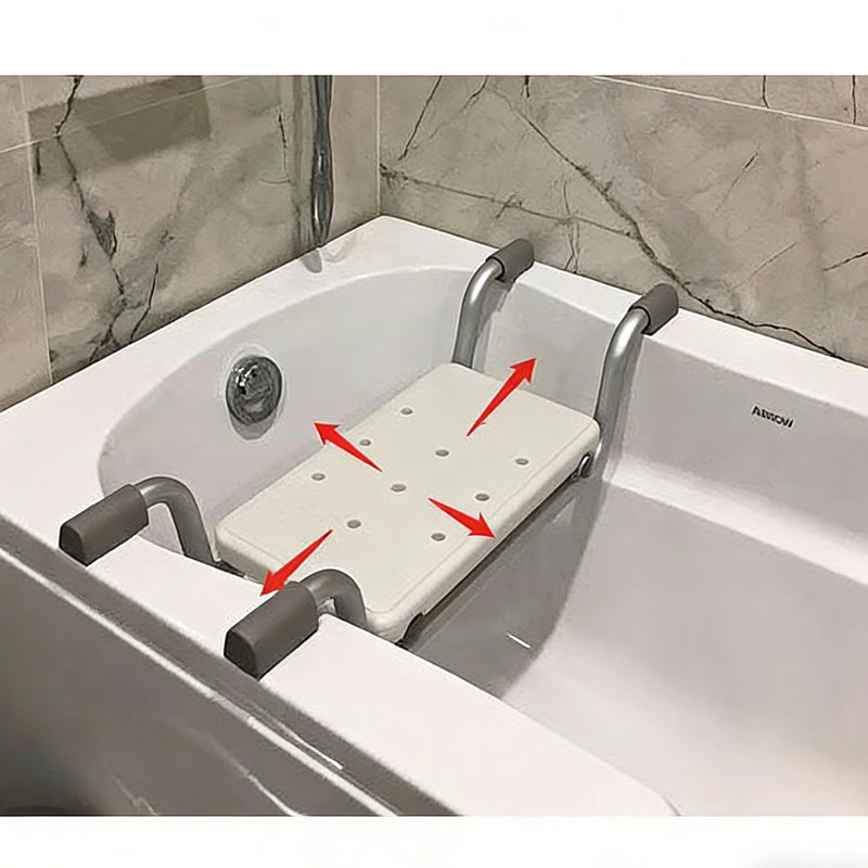 Panneau de siège de baignoire réglable en aluminium