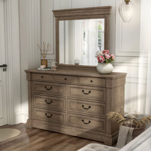 Darby Home Co Aniyha 9-Drawer Dresser With Mirror | Wayfair