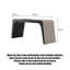 Bureau d'ordinateur en cuir clair-653692273
