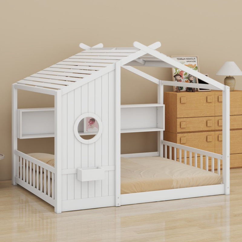 Lit double pleine grandeur, Blanc
