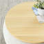 Repose-pieds rond avec rangement, fonction 2 en 1, table de bout et repose-pieds-721222248