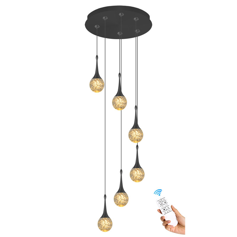 Lustre empire à DEL 6 lumières Gavrosh