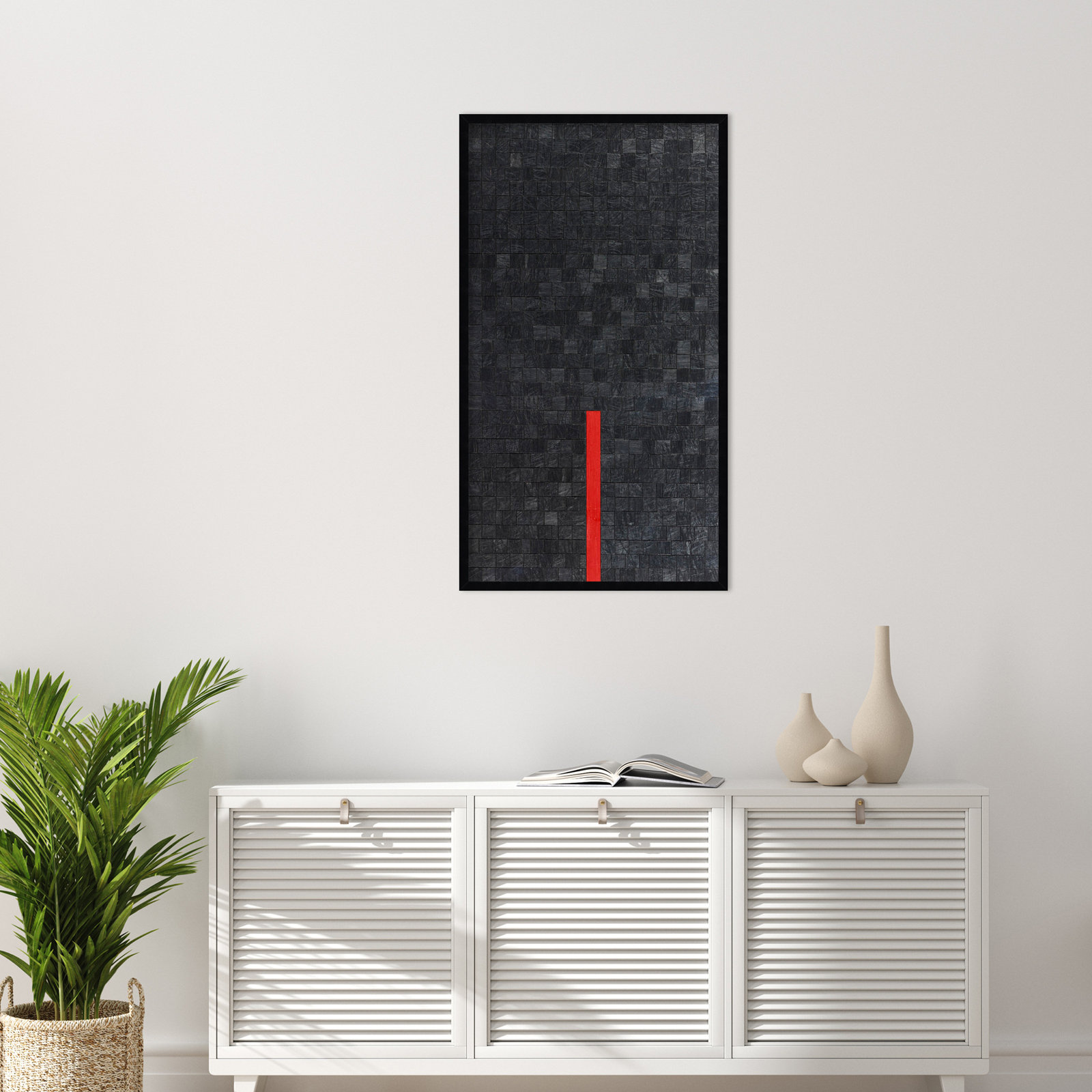 Close by Alex Dunn, Black, 41" H x 23" W