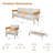 Riyadh 5 - Person Aluminum Outdoor Seating Group With Olefin Cushions