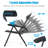 Lightweight Folding Patio Lawn Chairs Set of 4-1396988563