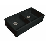 Stonyhurst - 39.3″ L X 21.1″ W Fireclay Double Bowl Apron / Farmhouse Kitchen Sink
