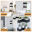 Ensemble de service de douche noir