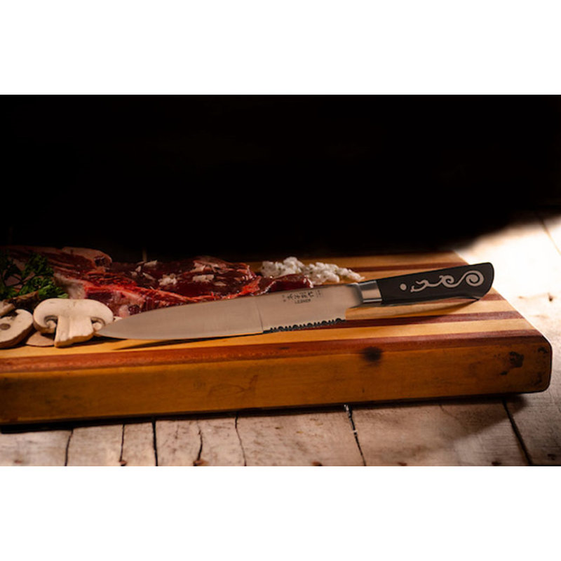 I.O. SHEN Master Grade MSH Ryoba Carving Knife, Fillet Knife, Kitchen Knife - 8 ¼ " / 210 mm
