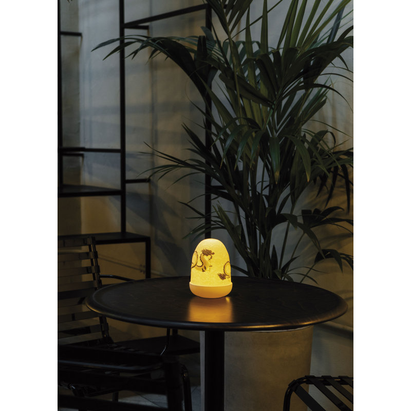 Lampe de table blanche 5,91 "Dome
