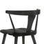 [Ensemble de 2] Chaises de ferme rustiques, chaises d'appoint en bois massif avec assemblage facile-1431773771