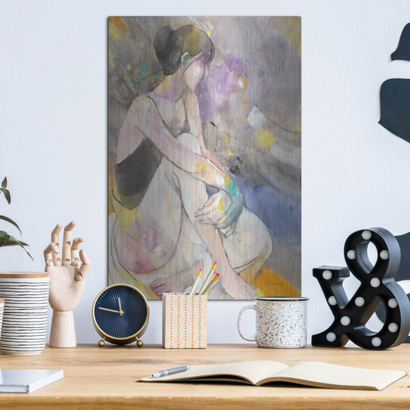 Art mural en métal Winston Porter «Ballerina 1» par Albena Hristova, H 16 po x l 12 po