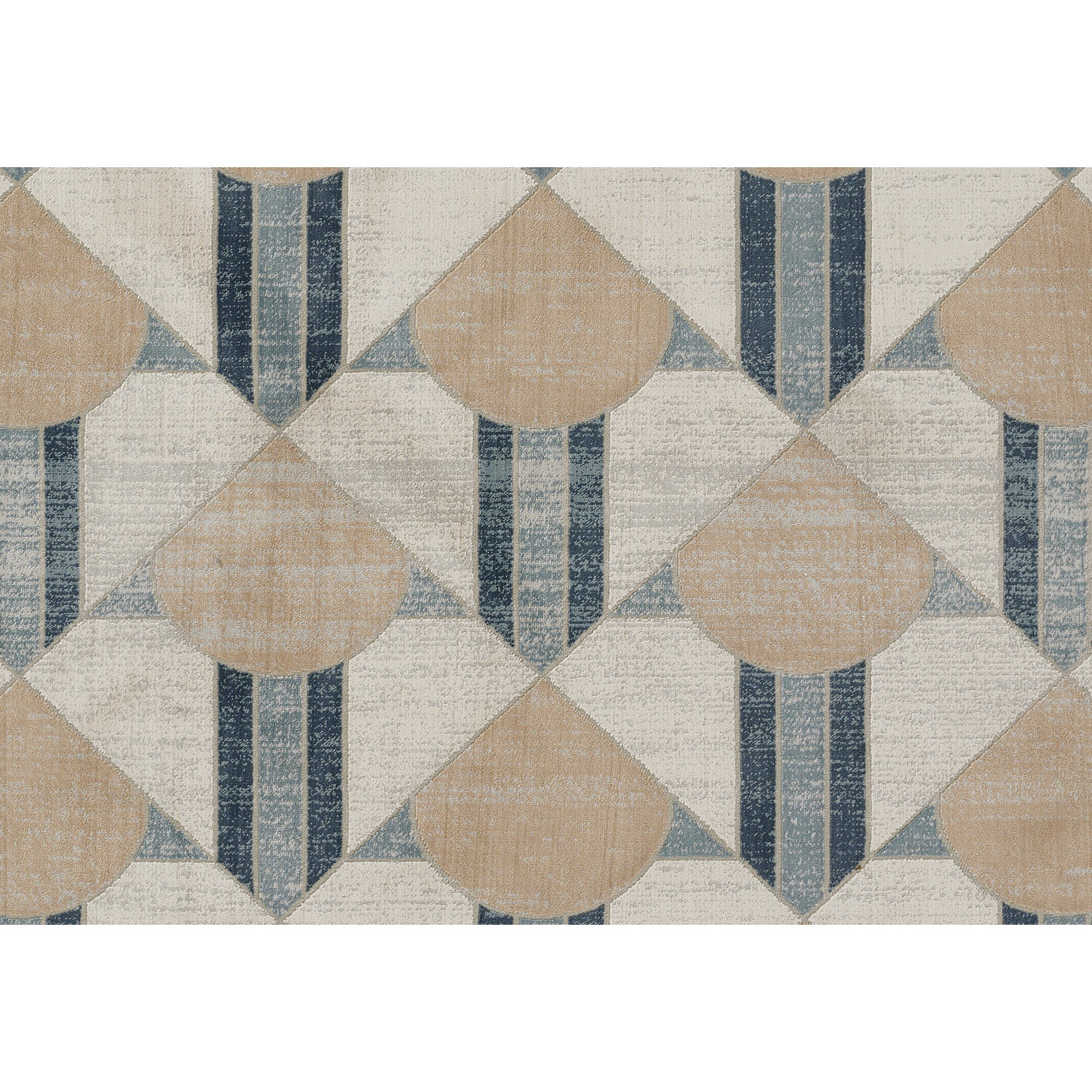 Scout Blue Geometric Rug, Rectangle 1'10" x 2'10"