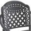 Mobilier de patio en fonte d'aluminium avec coussins-885329409