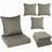 Water-Resistant Outdoor Seat Cushion Set with Back Cushion Removable Cover for Patio Sofa Couch, Fade Resistant-1054659655-1054659653