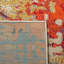 Tapis ivoire / multicolore à motif abstrait Felty-1798867122