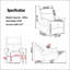 Canapé inclinable électrique gris clair avec pivotant à 270 °, fauteuil berçant et ports USB pour la chambre de bébé et le salon
