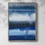 Deep Blue Shore I, reproduction encadrée - bois massif-1092974191